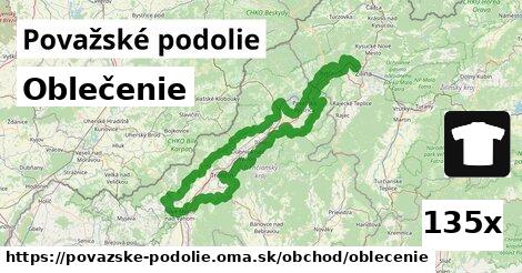 Oblečenie, Považské podolie