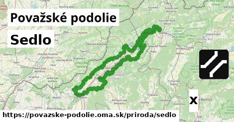 Sedlo, Považské podolie