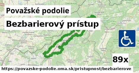 Bezbarierový prístup, Považské podolie