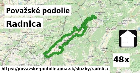 Radnica, Považské podolie