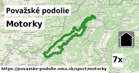 Motorky, Považské podolie