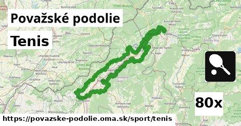 Tenis, Považské podolie