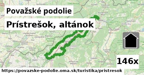 Prístrešok, altánok, Považské podolie