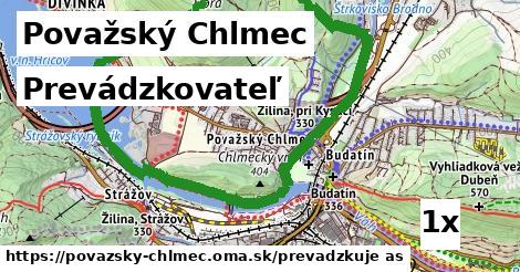 prevádzkovateľ v Považský Chlmec