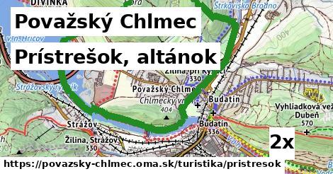 Prístrešok, altánok, Považský Chlmec