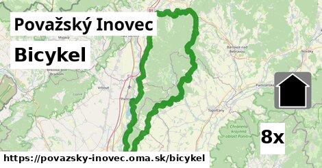 bicykel v Považský Inovec