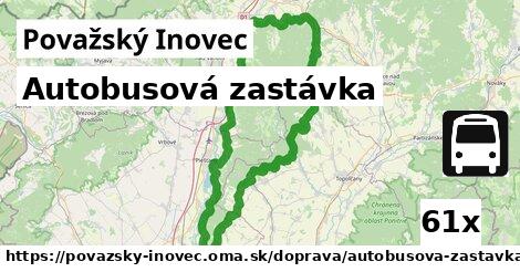 Autobusová zastávka, Považský Inovec