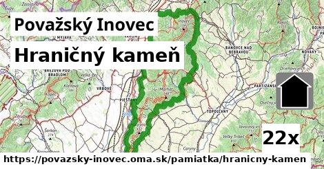 Hraničný kameň, Považský Inovec