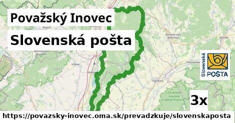 Slovenská pošta, Považský Inovec