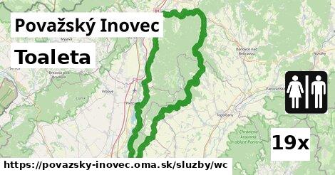 Toaleta, Považský Inovec