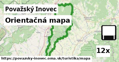 Orientačná mapa, Považský Inovec