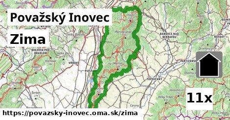 zima v Považský Inovec