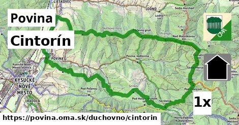 Cintorín, Povina
