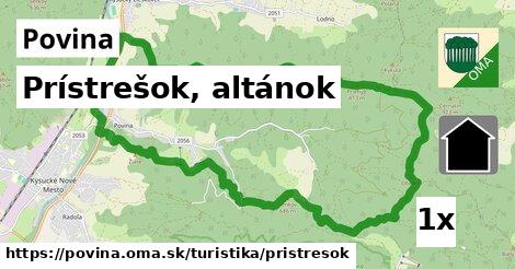 Prístrešok, altánok, Povina