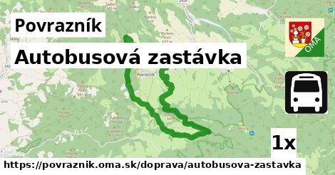 Autobusová zastávka, Povrazník