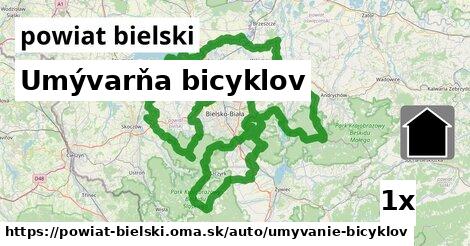 Umývarňa bicyklov, powiat bielski