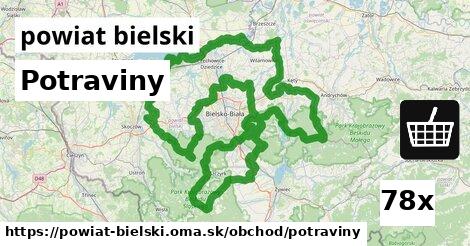 Potraviny, powiat bielski