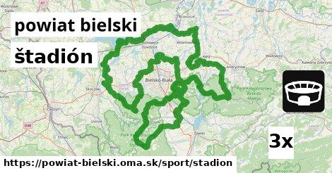 štadión, powiat bielski