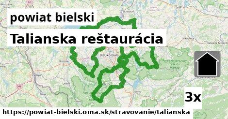 Talianska reštaurácia, powiat bielski