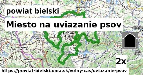 Miesto na uviazanie psov, powiat bielski