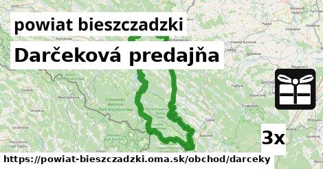 Darčeková predajňa, powiat bieszczadzki