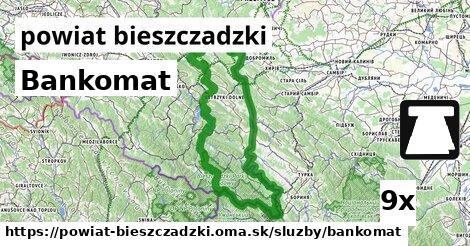 Bankomat, powiat bieszczadzki