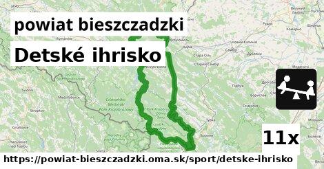 Detské ihrisko, powiat bieszczadzki