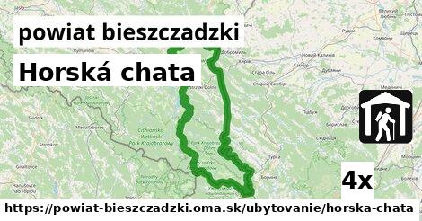 Horská chata, powiat bieszczadzki