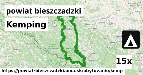 Kemping, powiat bieszczadzki