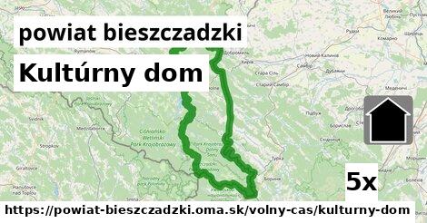 Kultúrny dom, powiat bieszczadzki