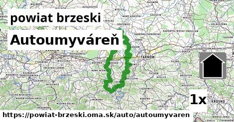 Autoumyváreň, powiat brzeski