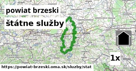 štátne služby, powiat brzeski