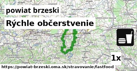 Rýchle občerstvenie, powiat brzeski