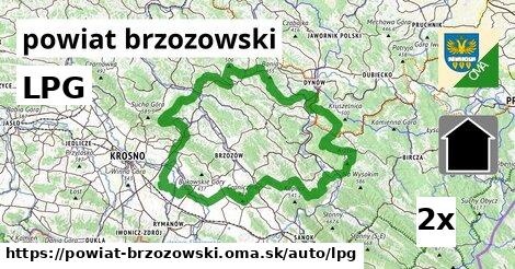 LPG, powiat brzozowski