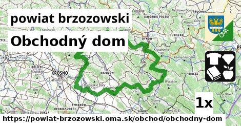 Obchodný dom, powiat brzozowski