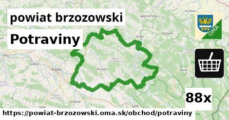 Potraviny, powiat brzozowski