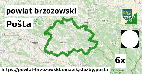 Pošta, powiat brzozowski