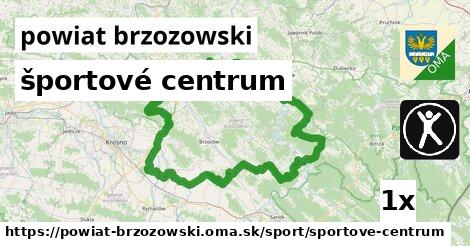 športové centrum, powiat brzozowski