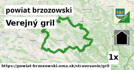 Verejný gril, powiat brzozowski