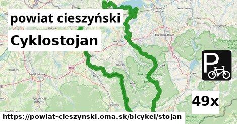 Cyklostojan, powiat cieszyński