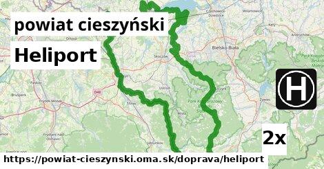 Heliport, powiat cieszyński