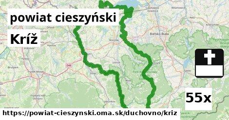 Kríž, powiat cieszyński