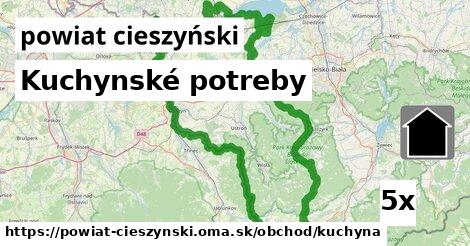 Kuchynské potreby, powiat cieszyński