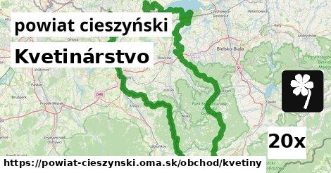 Kvetinárstvo, powiat cieszyński