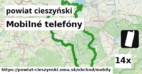 Mobilné telefóny, powiat cieszyński