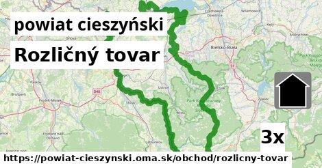 Rozličný tovar, powiat cieszyński