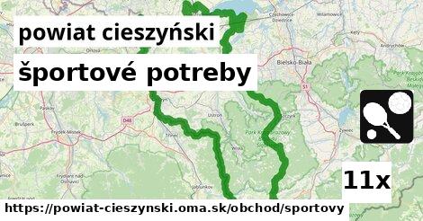 športové potreby, powiat cieszyński