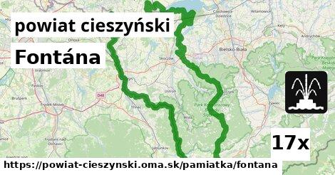 Fontána, powiat cieszyński