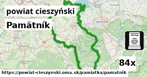 Pamätník, powiat cieszyński