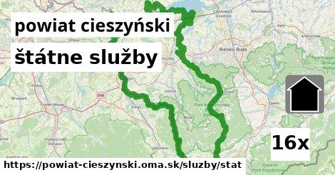 štátne služby, powiat cieszyński